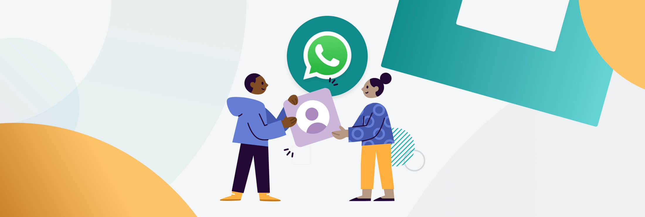 Ilustración sobre la experiencia del cliente con Whatsapp Business Platform
