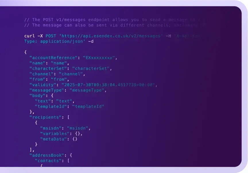 API de Esendex