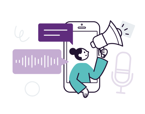 comunicación y conversaciones móviles entre centro educativo y estudiantes 