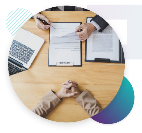 Entrevista de trabajo equipo de RR.HH.