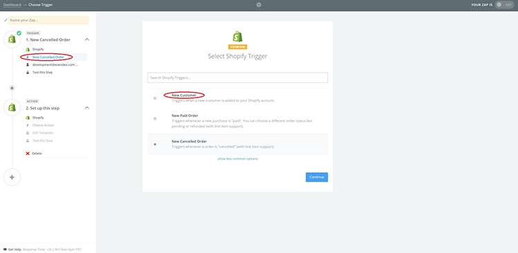 Paso 2 enviar SMS con shopify
