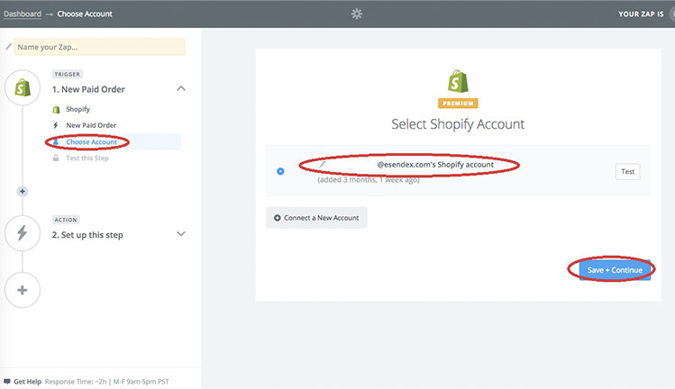 Paso 3 enviar SMS con shopify